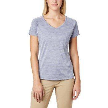 Columbia Zero Rules Short Sleeve, Camiseta Morados Para Mujer | 637458-DJF